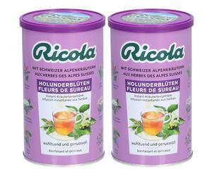 RICOLA Infusion instantanée aux herbes Fleurs de Sureau Granulés 2x200 g