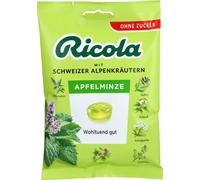 Ricola Menthe pomme Bonbons suisses sans sucre frais et fruités 75g