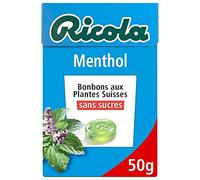RICOLA - Menthol Sans Sucres 50G - Lot De 4