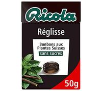Ricola - Réglisse Stevia Sans Sucres - 50 g (Lot de 4)