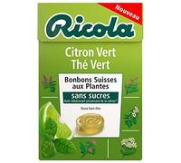 RICOLA - Sans Sucre Citron Vert Thé Vert 50G - Lot De 4 - livraison offerte