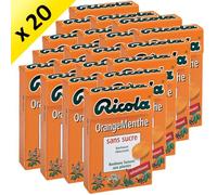 RICOLA-RICOLA Sans Sucre Orange Menthe 50g (x20)