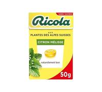 RICOLA | Sans Sucres Citron Melissa Stevia Boite De 50G | Prix Par Unité | livraison offerte