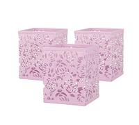 RICOO Boîte à crayons et porte-stylos B003-Px3 - Boîte à crayons en métal pour 3 stylos - Organisateur de bureau - Organiseur de bureau - Porte-stylos - Rose