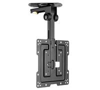 RICOO Support TV Plafond D0422 pour 19-43 Pouces (48-109 cm) Orientable Pliable Hauteur Réglable LED LCD OLED Support VESA Max. 200x200, Accessoires pour TV et vidéo, Universel