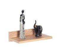 RICOO Étagère Murale Rangement 30 x 8 x 19 cm WM057-EG Tablette Flottante Chêne Marron