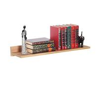 RICOO Étagère Murale Rangement 69 x 8 x 19 cm WM055-EG Tablette Flottante Chêne Marron