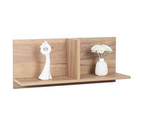 RICOO Étagère Murale Rangement 70 x 30 x 22 cm WM013-EG Tablette Flottante Chêne Marron