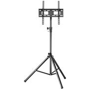 RICOO Support trépied TV 32-55" FS0844 (env. 81-140cm) Transportable Inclinable Hauteur réglable Universel Meuble Tele sur Pieds VESA 400 x 400