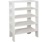 RICOO Meuble Chaussure Entree 88 x 55 x 32 cm WM040-WM Range Chaussures Blanc Mat - Etagere Rangement