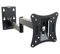 RICOO R02-11 Support Écran PC TV Mural 13 17 19 22 24 27 28 32 34 Pouces Supprot Mural VESA 50x50 75x75 100x100 Max 20 Kg Orientable Inclinable Fixation Moniteur Bras pour Moniteurs