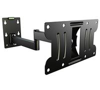 RICOO Support Mural Universel R02-21 pour TV 13-32" (env. 33-81 cm) - Support Mural pivotant et inclinable - Convient également pour TV LCD incurvé VESA 100 x 100 200 x 100 - Noir