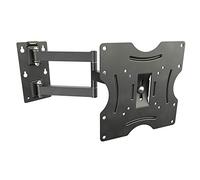 RICOO R02 Support Murale TV Orientable Inclinable Universel 22-37" (56-94cm) Fixation Mural Télévision LED/LCD/Incurvée VESA 75x75-200x200 Noir