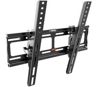 RICOO Support TV Mural Plat R09 inclinable Universel 32-65 Pouces (81-165cm) Fixation Murale télé incurvé LED LCD VESA 200 x 200-400 x 400