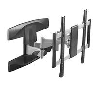 RICOO S1944 Support Mural TV 40 42 43 48 50 55 58 60 65 Pouces VESA 200x200 à VESA 400x400 Orientable Inclinable Rotatif Universel Fixation Murale TV Noir Gris