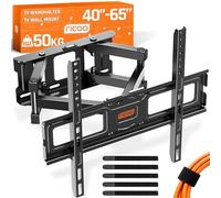 RICOO Support TV Mural 32-55" S5244 Pouces (81-140cm) Orientable et Inclinable Fix ation Murale télévision Bras articulé pour télé VESA