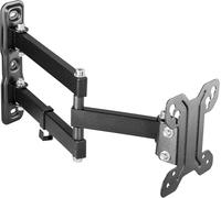 RICOO Support Murale TV Orientable S7911 Inclinable Universel 13-30" (33-76cm) Fix ation Mural Télévision LED/LCD/Incurvée VESA 100 x 100 Noir