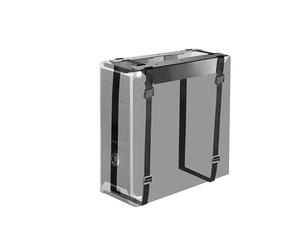 RICOO Support Boîtier PC Ordinateur TRH-11 Fix ation de Table Réhausseur avec Ceinture de sécurité Ajustable Droit ou couché pour