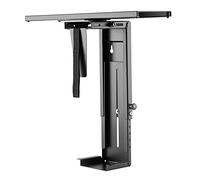 RICOO Support Boîtier PC Universel TRH-05 Rotation 360° Montage sous Bureau Accroche réglable Soutien Ordinateur Réhausseur PC Gamer Fix e Rack pour Ordinateur et Server