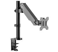 RICOO Support Écran PC 17-32" TS9511 (43-81cm) Orientable Inclinable Bras Articulé Ressort à gaz Montage Pince de Table VESA