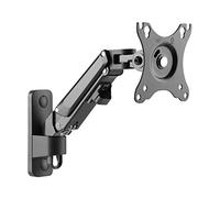 RICOO Support Mural pour Moniteur S4311 orientable inclinable écran PC 17-27" (43-69cm) Bras articulé TV LCD LED incurvée VESA