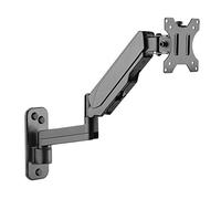 RICOO Support Mural pour Moniteur S4511 orientable inclinable écran PC 17-32" (43-81cm) Bras articulé TV LCD LED incurvée VESA