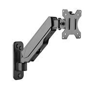 RICOO Support Mural pour Moniteur S4911 orientable inclinable écran PC 17-32" (43-81cm) Bras articulé TV LCD LED incurvée VESA