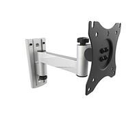 RICOO Support Murale TV Orientable S3311 Inclinable Universel 13-27" (33-69cm) Fix ation Murale Écran PC Moniteur Incurvée VESA 100 x 100 Gris