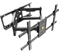 RICOO Support Murale TV Orientable S4964 Inclinable Universel 42-75" (107-191cm) Fix ation Mural Télévision LED/LCD/Incurvée VESA 300 x 200-600 x 400