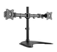 RICOO Support PC 2 écrans Orientable Inclinable Moniteur 30-69 cm, TS5311 Fixation PC sur Pied pour Bureau VESA