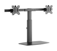 RICOO Support PC 2 Écrans TS4111 17-27" (33-69cm) Orientable Inclinable Hauteur Réglable Ressort à gaz Socle Moniteur sur Pied