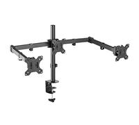 RICOO Support PC 3 écrans TS6911 Orientable Inclinable Moniteur 13-26 Pouces (33-66cm) Fix ation de Bureau Pince de Table VESA