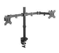 RICOO Support PC Écran Ordinateur TS6711 Double Bras Orientable Inclinable Moniteur 13-27 Pouces (33-69cm) Fix ation de Table VESA 100 x 100