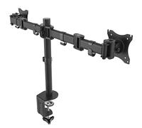 RICOO Support PC pour 2 écrans TS5811 Double Bras Orientable Inclinable Moniteur 15-27 Pouces (38-69cm) Fix ation de Table VESA