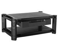 RICOO Support réhausseur Écran Plat WM3-L PC pour Bureau avec pupitre Pose Moniteur Ordinateur Portable Hauteur réglable modulable en