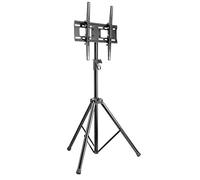 RICOO Support trépied TV 32-55" FS0844 (env. 81-140cm) Transportable Inclinable Hauteur réglable Universel Meuble Tele sur Pieds VESA 400 x 400
