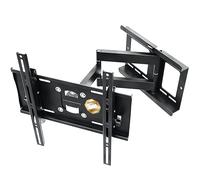 RICOO Support TV Mural Orientable et Inclinable Fix ation 31-65" Pouces (79-165cm) Max 95KG & Max Support VESA 400x400 / Support Television Mural - Accroche TV Mural - Support Mural TV R23-S Noir