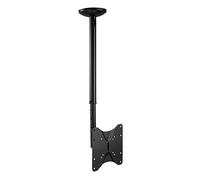 RICOO Support TV Plafond 23-42 D0522 Pouces (58-107 cm) Orientable Inclinable Television Suspendu Écran LCD TV incurvé Fix ation VESA