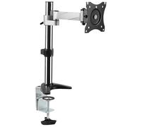 RICOO Support PC pour 1 écran TS0611 Orientable Inclinable Moniteur 13-27" (33-69cm) fix ation de Bureau Pince de Table VESA