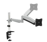 RICOO Support Écran PC 13-32" TS3011 (33-81cm) Orientable Inclinable Bras Articulé Ressort à gaz Montage Pince de Table VESA
