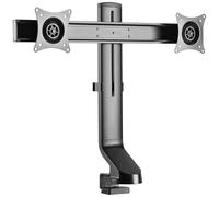 RICOO Support PC 2 ecrans TS3811 17-27 Pouces (43-69 cm) Orientable Inclinable Fix ation de Table Meuble sur Pied pour