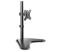 RICOO Support PC 1 écran TS7211 Orientable Inclinable Moniteur 13-32 Pouces (33-81cm) Fix ation PC sur Pied pour Bureau VESA