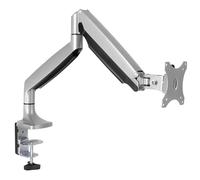 RICOO TS9711 Support Écran PC TV 13 17 19 22 24 27 28 32 Pouces Ressort à gaz Orientable Inclinable Rotatif Universel Bras Articulé Fixation Bureau Pince de Table VESA 75x75 100x100