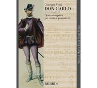 RICORDI VERDI G. - DON CARLO VERSIONE IN 4 ATTI - CHANT ET PIANO