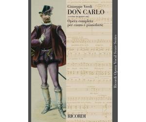 RICORDI VERDI G. - DON CARLO VERSIONE IN 4 ATTI - CHANT ET PIANO