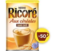RICORE - Chicorée Soluble Gourmande aux Céréales, Saveur Riche et Douceur naturelle (Boîte 260g) - Lot de 3 - vendu par Lot