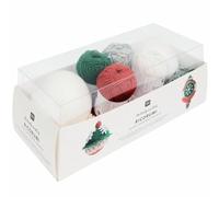 Ricorumi Häkelset"Christbaumkugeln - Variante Silber"