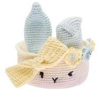 Rico Design Kit de crochet Ricorumi Corbeille de Pâques pastel