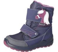 RICOSTA Boots GAREI Résistant aux intempéries tout au long de l'hiver HighTech/textile Velcro Doublure chaude fille nautic bleu/rose cheval Taille 27