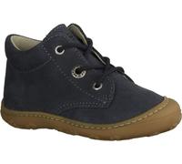 Ricosta Cory 1200103141 Chaussures de marche pour garçons, cuir, bleu, chaussures basses, larges - Chaussures de marche pour enfants tailles 18 - 26, bleu, cuir (barbados)